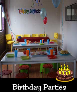 Birthday parties near Kingsbury